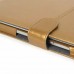 MacBook Pro 15.4" A1286 - Smart Holster PU Leather Case Cover Bag Sleeve Protective Notebook Cover Case - Vintage Gold